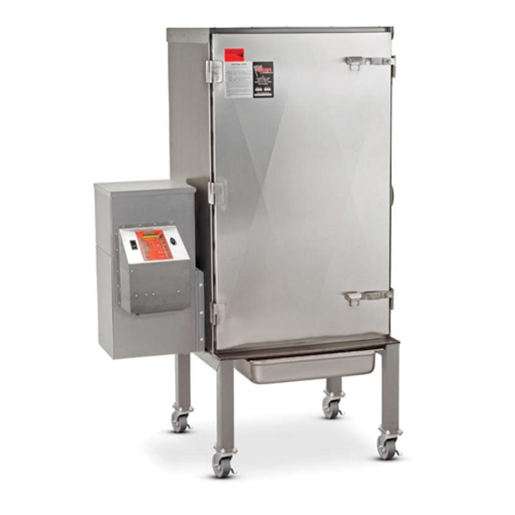 Fast eddy pellet outlet smoker