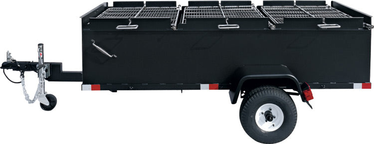 Meadow Creek BBQ144 Commercial Chicken Cooker Trailer (4 pit) - Meadow  Creek Barbecue Supply