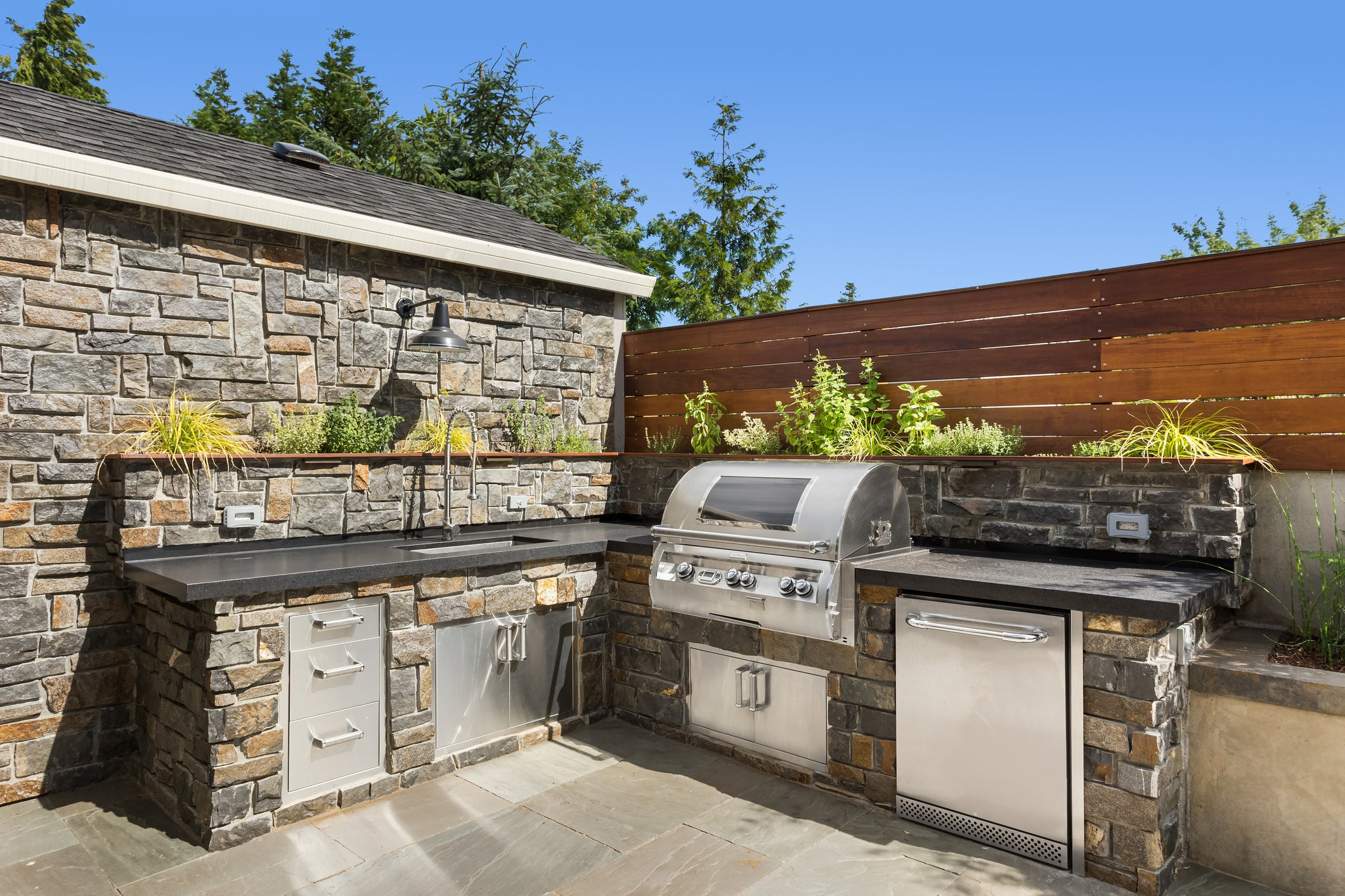 Premade 2024 outdoor kitchen