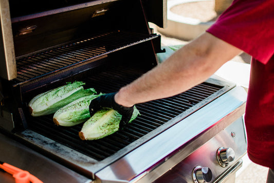 Grilling Romain Lettuce On A Gas Grill