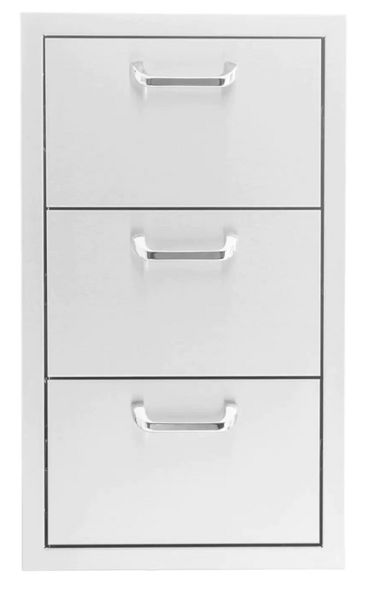 BBQ Island 260 Series - 16 Inch Triple Storage Drawer