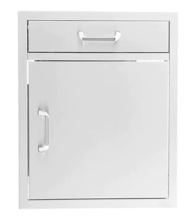 BBQ Island 260 Series - 21 Inch Single Door w/4 Inch Drawer Combo