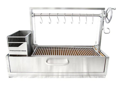 Tagwood BBQ Argentine Santa Maria Charcoal Grill Built In - BBQ05SS