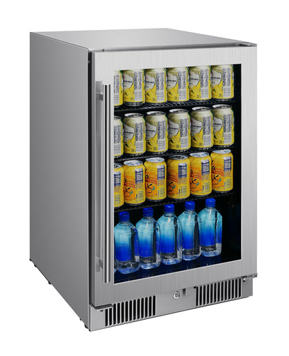 Blaze 20 Inch Glass Front Beverage Center