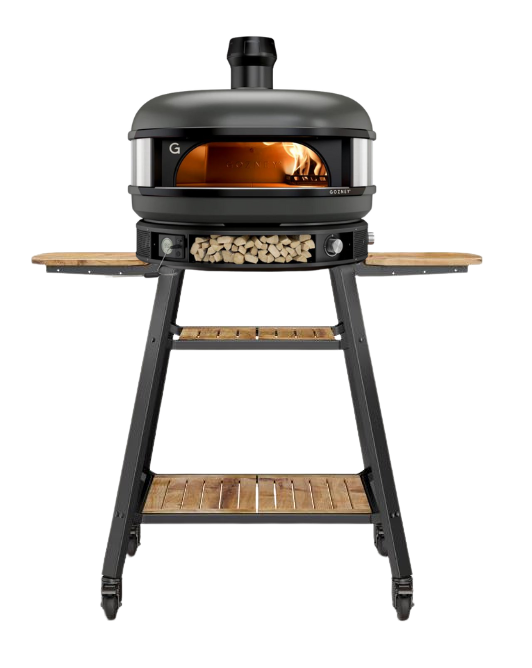 Gozney Dome Dual Fuel Propane Pizza Oven - Black- On Stand