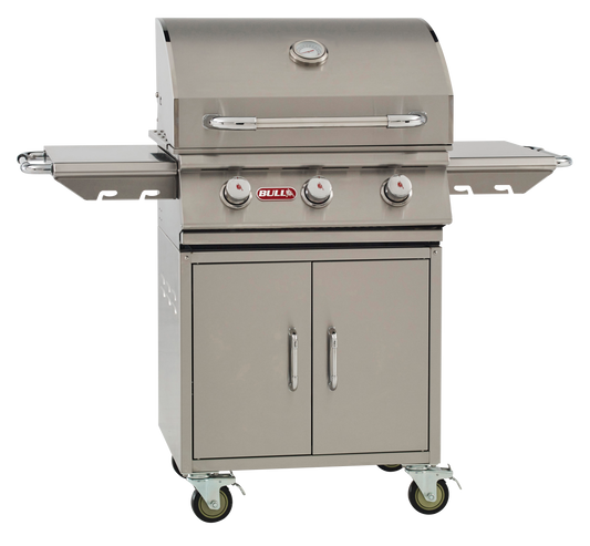 Bull Steer 24 Inch Propane Gas Grill on Cart