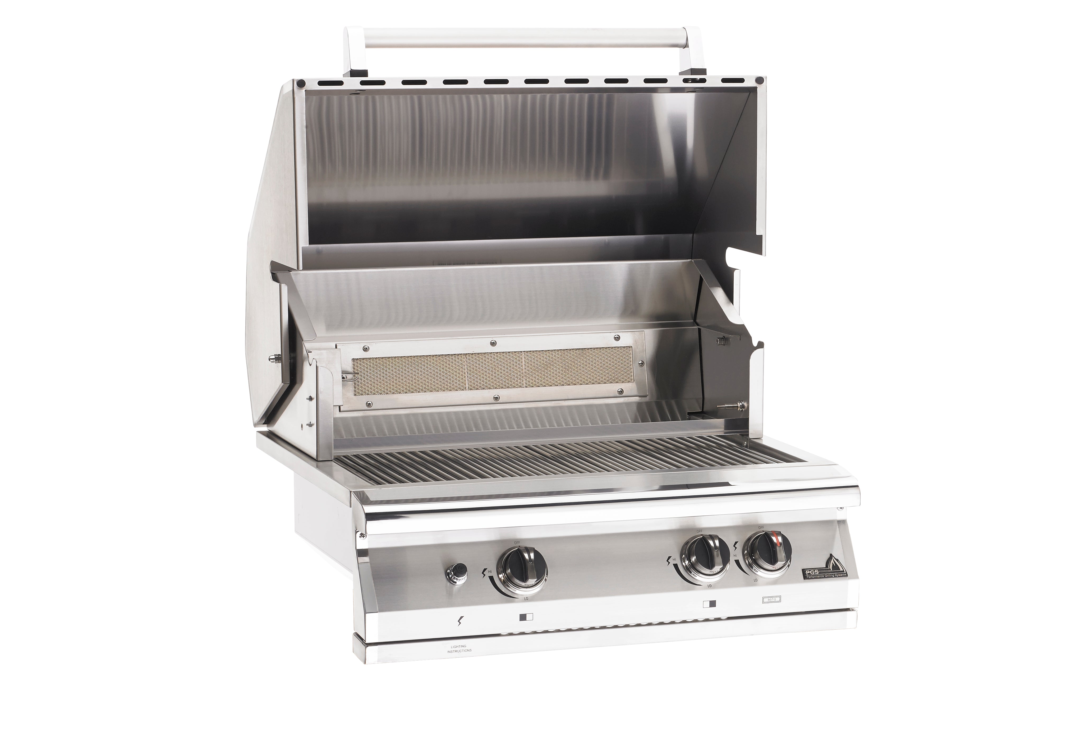 PGS Legacy 30 Inch Newport Gas Grill With Rotisserie - Natural Gas