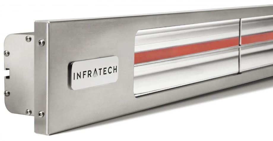 Infratech Slimline Silver 29.5 Inch 1600W 120V Heater